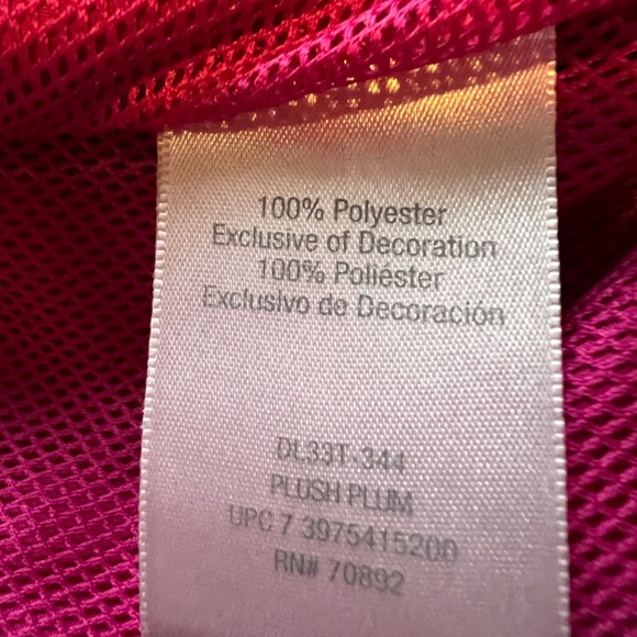 Danskin Now Pink and Purple Wind Breaker Jacket Size M - Picture 7 of 8